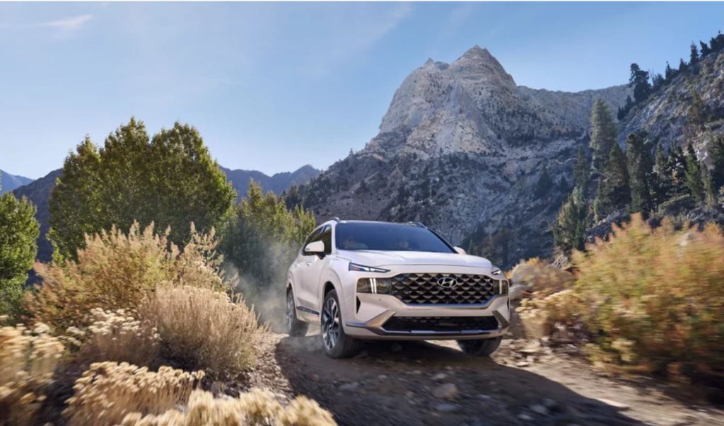 White 2022 Hyundai Santa Fe