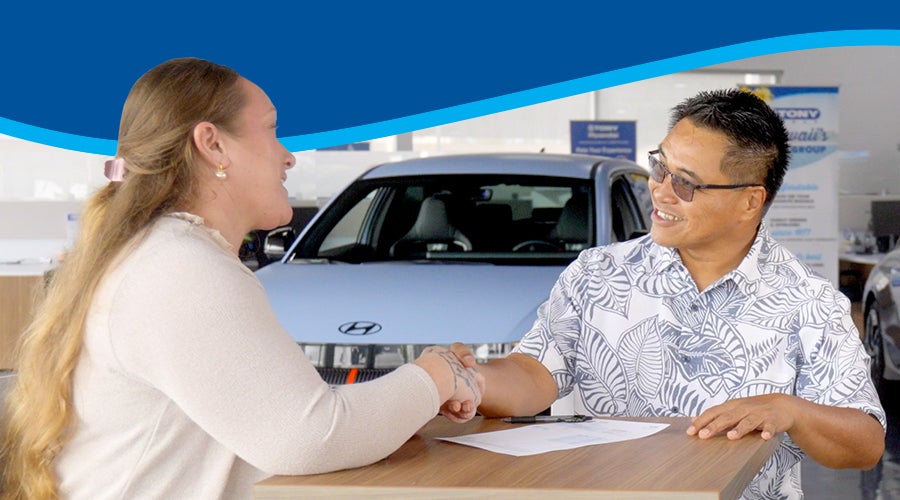 Customer Shaking Hands